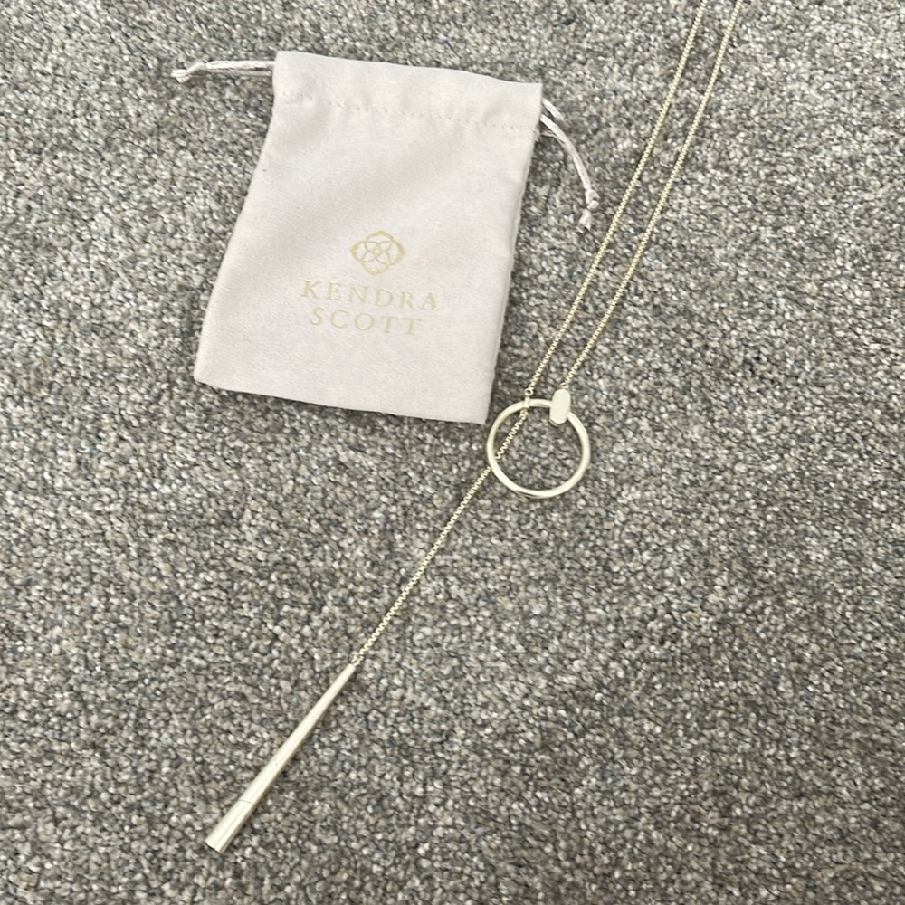 Kendra Scott Gold Tegan Y Statement Necklace